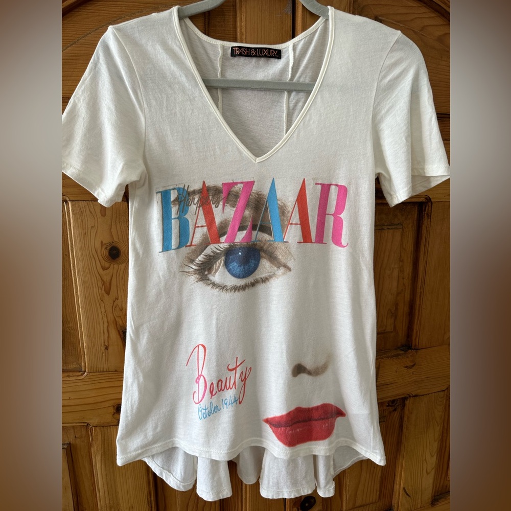 TRASH & LUXURY VINTAGE HARPER’S BAZAAR TSHIRT